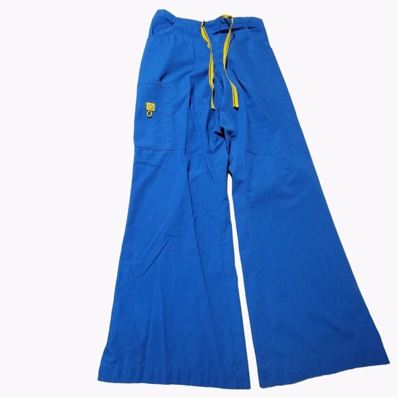 Wonderwink Scrub Pants Womens Size XS Petite Blue Nurse Work Uniform Bottoms - Picture 1 of 4